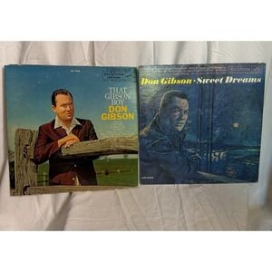DON GIBSON That Gibson Boy Sweet Dreams LP Vinyl Records 12" COUNTRY RCA Albums